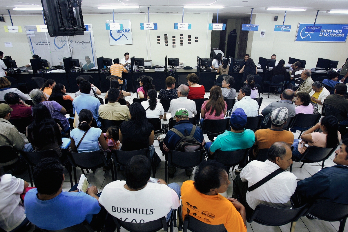 Los trámites ante el Renap ya no será necesario realizarlos en las sedes. (Foto Prensa Libre: Hemeroteca PL)