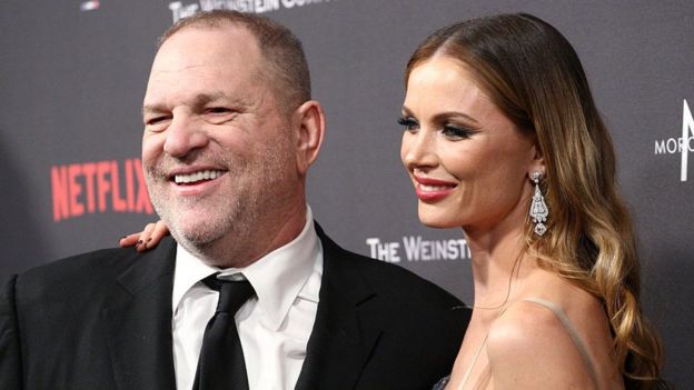 Tras desatarse el escándalo, la esposa de Weinsten, la actriz y diseñadora británica Georgina Chapman, comenzó los trámites de divorcio. GETTY IMAGES