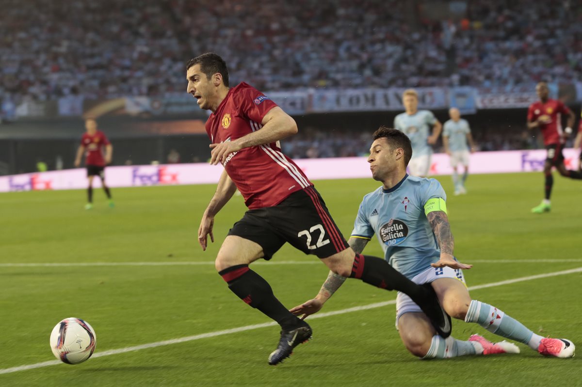 El Manchester United buscará mantener la ventaja frente al Celta. (Foto Prensa Libre: AP)