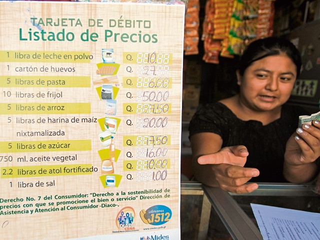 Las tiendas están identificadas con los precios autorizados para evitar sobrevaloración.