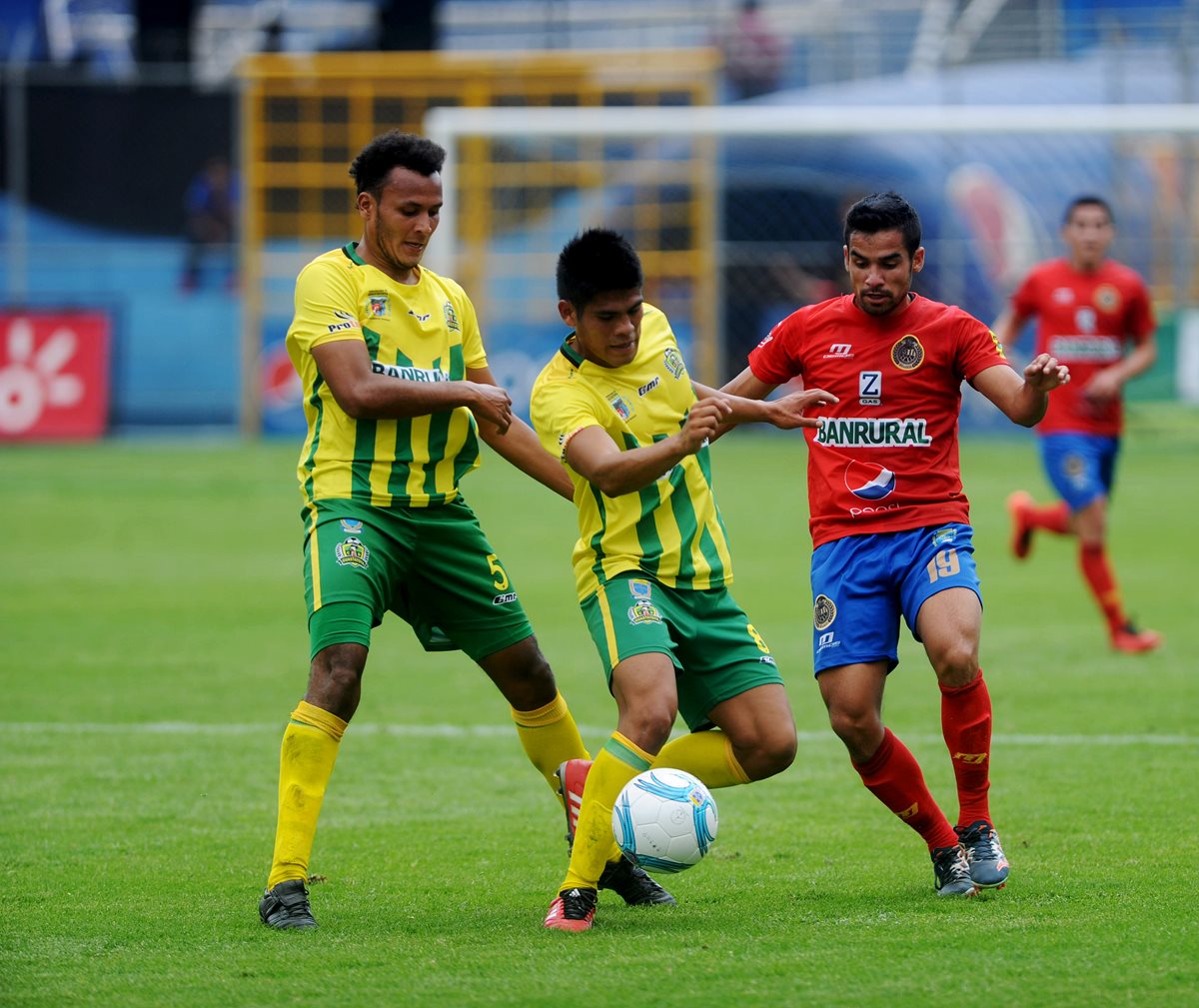 Guastatoya, es el único club, de los doce que militan en la Liga Nacional, que no ha utilizado a jugadores Sub 20 en el Clausura 2017 (Foto Prensa Libre: Edwin Fajardo)