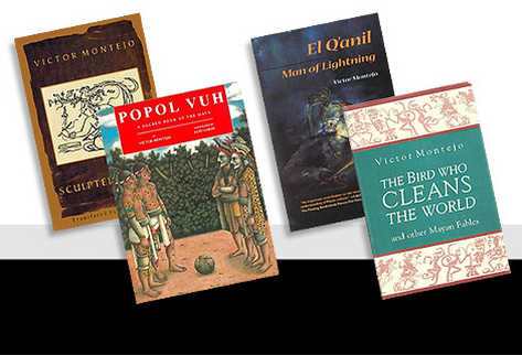 ESTOS SON ALGUNOS libros publicados por el jacalteco Víctor D. Montejo.