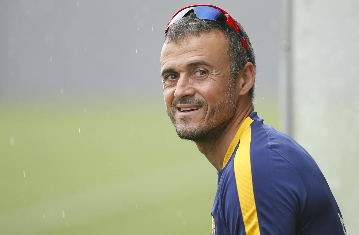 Luis Enrique disputará la Súpercopa de España contra el Athetic de Bilbao. (Foto Prensa Libre: EFE).