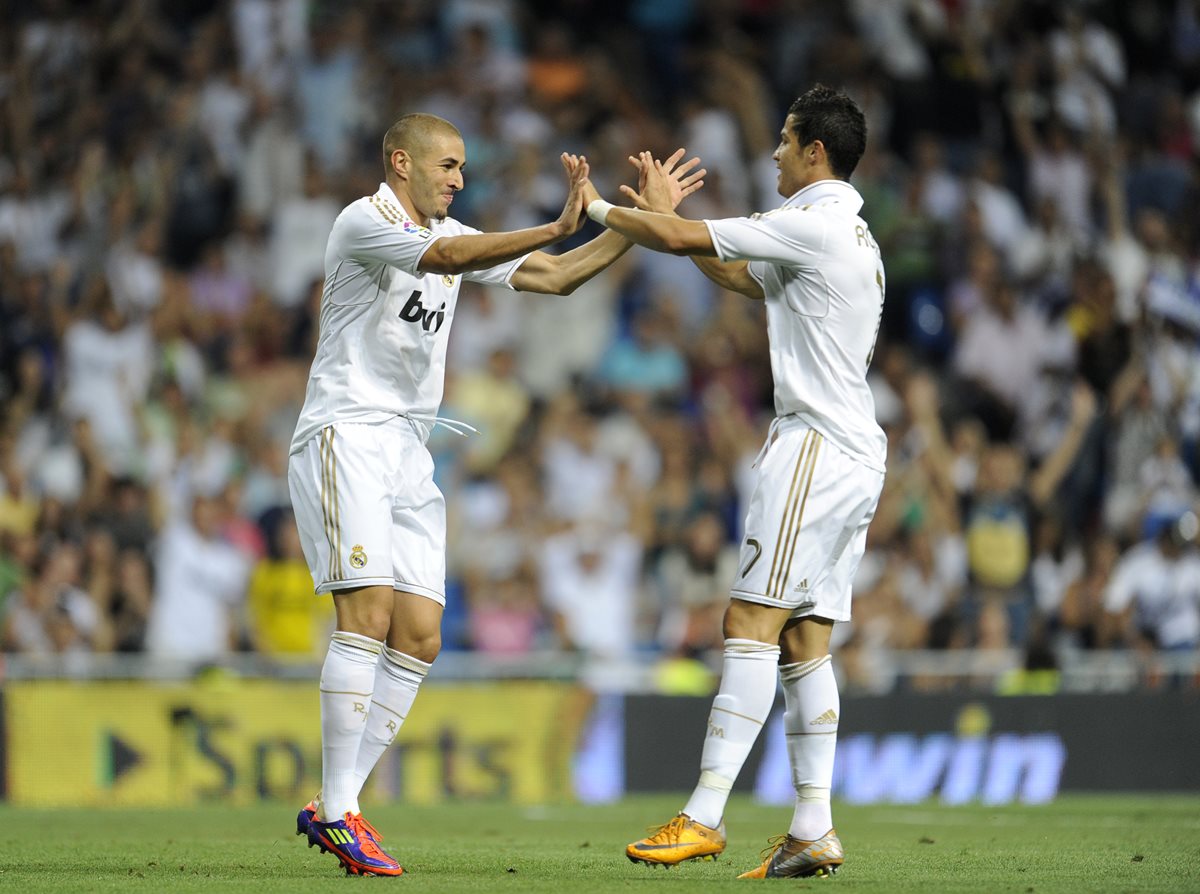 Karim Benzema solamente ha anotado cinco goles en la temporada 2017-2018. (Foto Prensa Libre: AFP)