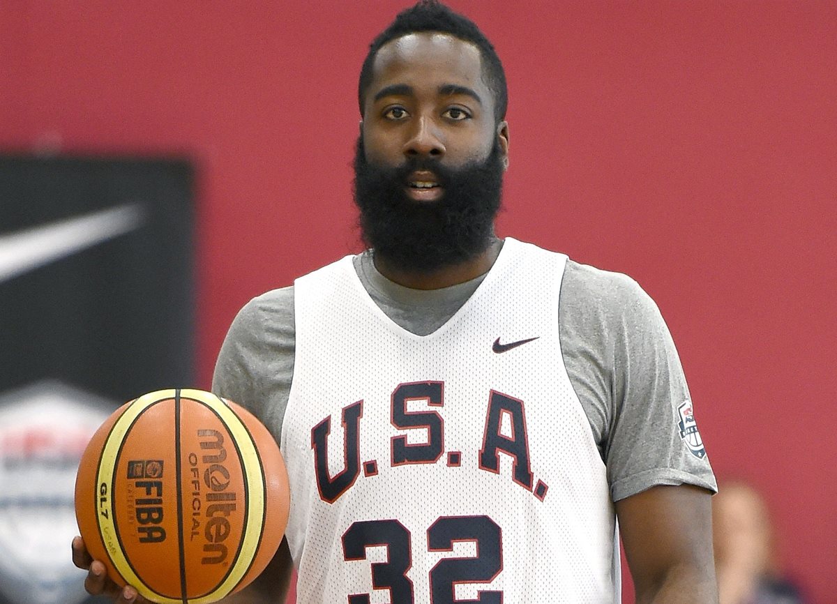 James Harden será patrocinado por la marca Adidas. (Foto Prensa Libre: AFP).