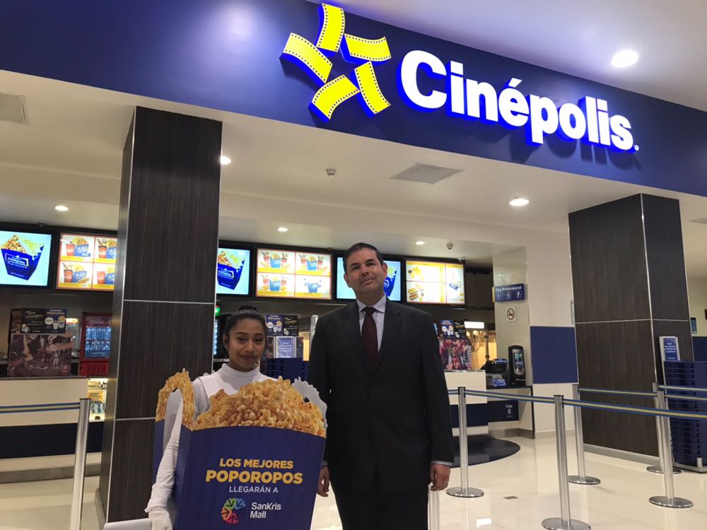 Luis Monestel, director de Cinépolis para Centroamérica asistió a la inauguración de las nuevas salas en San Cristóbal. (Foto Prensa Libre: Cortesía)