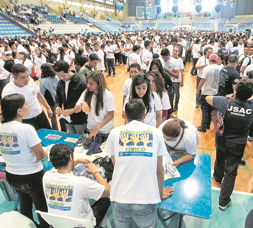 El voluntariado es medido en la evaluación a nivel mundial. (Foto Prensa Libre: Hemeroteca PL)