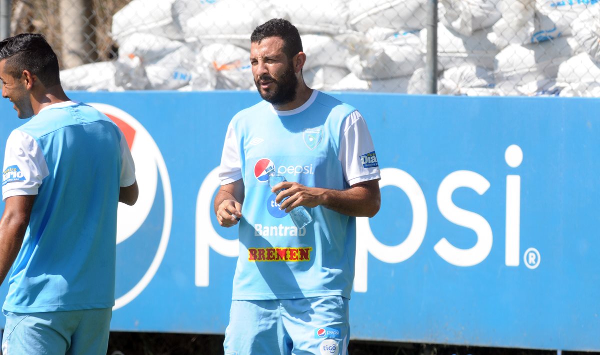 Hamilton López se entrenó con la Selección Nacional, este martes en el Proyecto Goal. (Foto Prensa Libre: Francisco Sánchez).