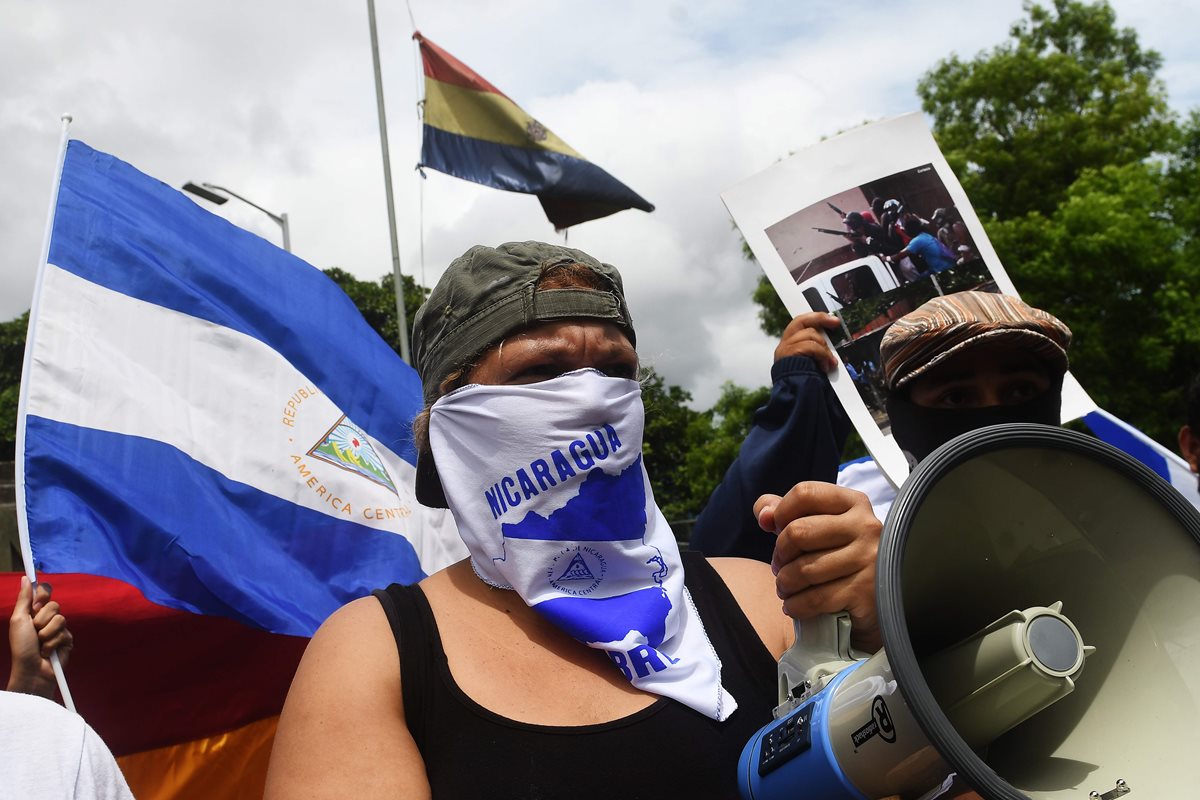 Dirigentes de manifestantes antigubernamentales denuncian el uso excesivo de la fuerza por parte de las fuerzas de seguridad. (AFP).