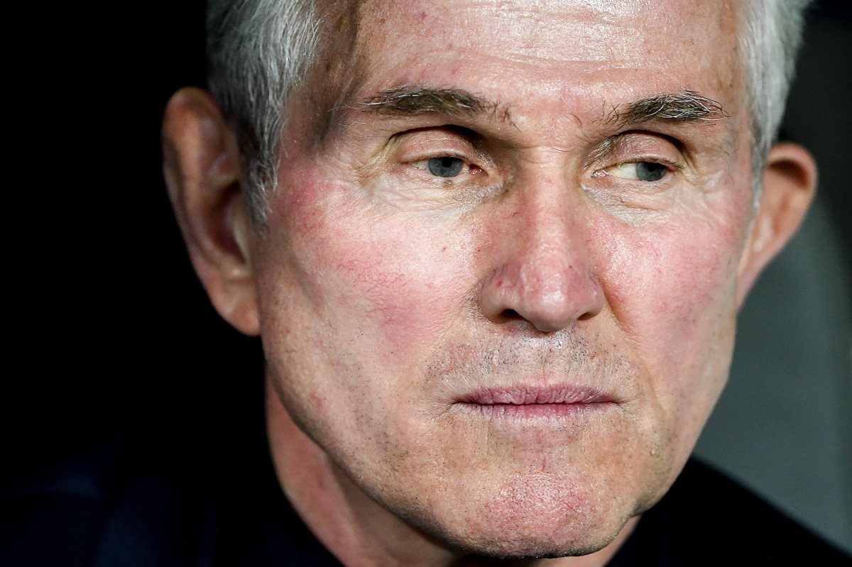 El entrenador del Bayern de Múnich, Jupp Heynckes, momentos antes del comienzo de la semifinal.