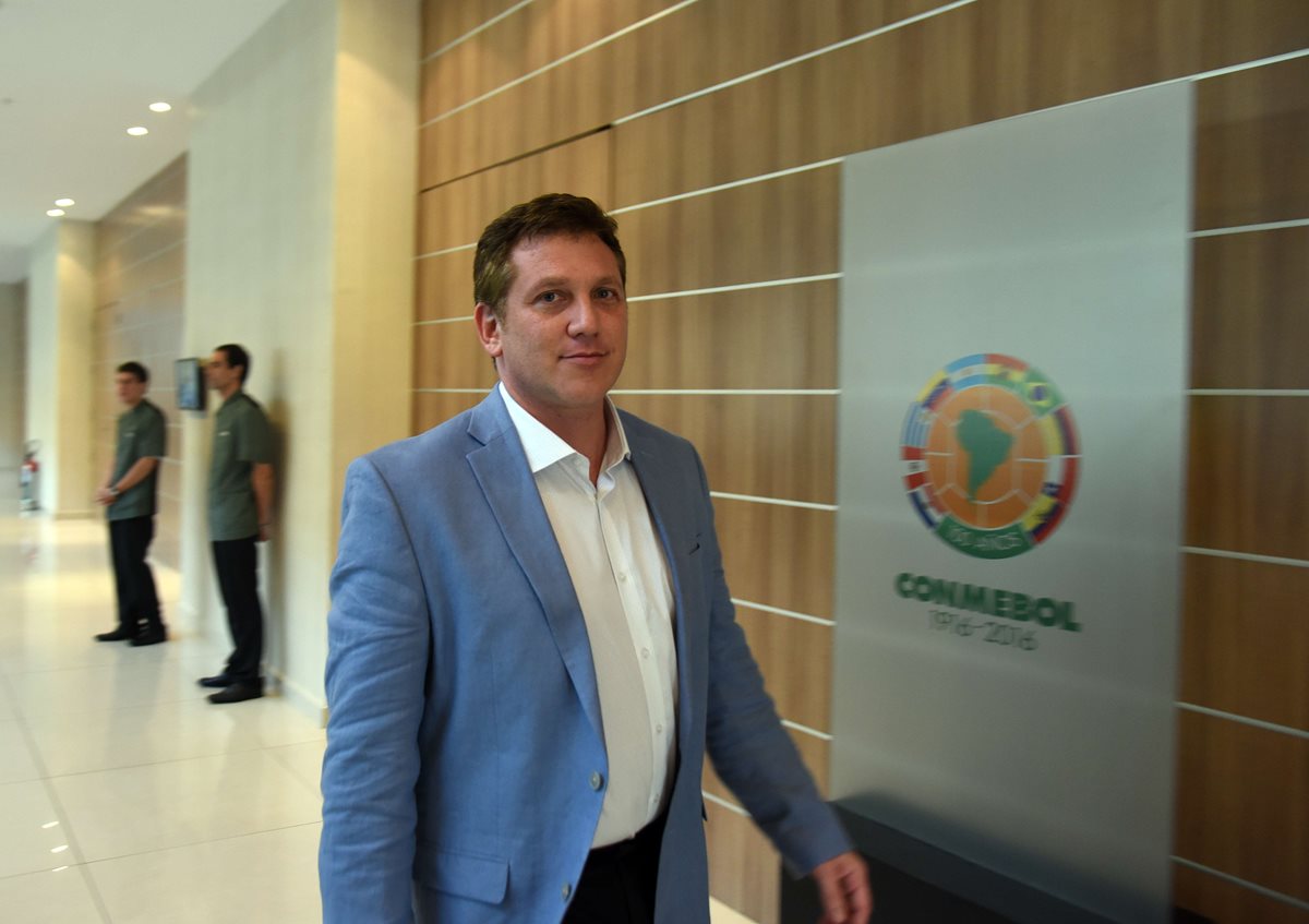 Alejandro Domínguez es el nuevo presidente de la Conmebol. (Foto Prensa Libre: AFP)