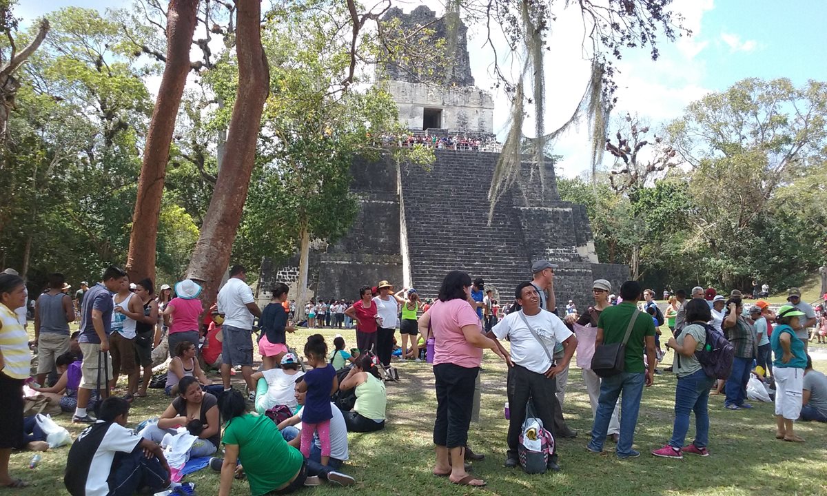 Parque Nacional Tikal es parte de las locaciones escogidas por una productora italiana. (Foto Prensa Libre: Rigoberto Escobar)