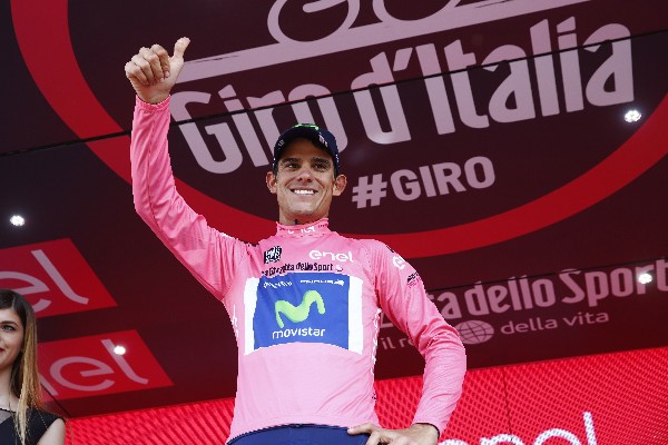 El costarricense Andrey Amador es el nuevo líder del Giro de Italia.