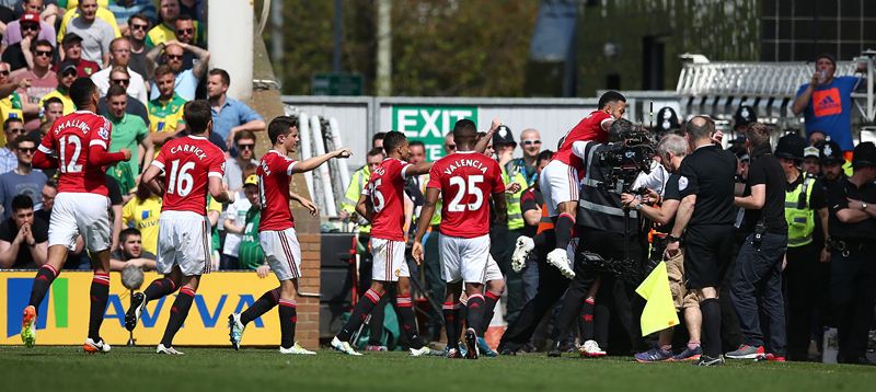 El United podría regresar a la Champions la próxima temporada. (Foto Prensa Libre: AFP)