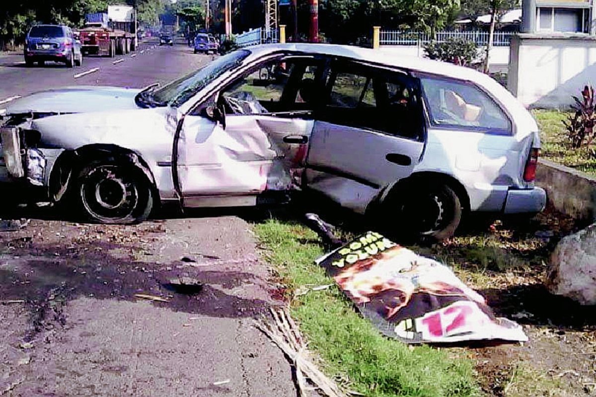 Melgen Humberto De la Cruz Blanco, delegado TSE en La Democracia, Escuintla, murió en un accidente de tránsito, en Siquinalá, en ese mismo departamento. (Foto Prensa Libre: Carlos Paredes)