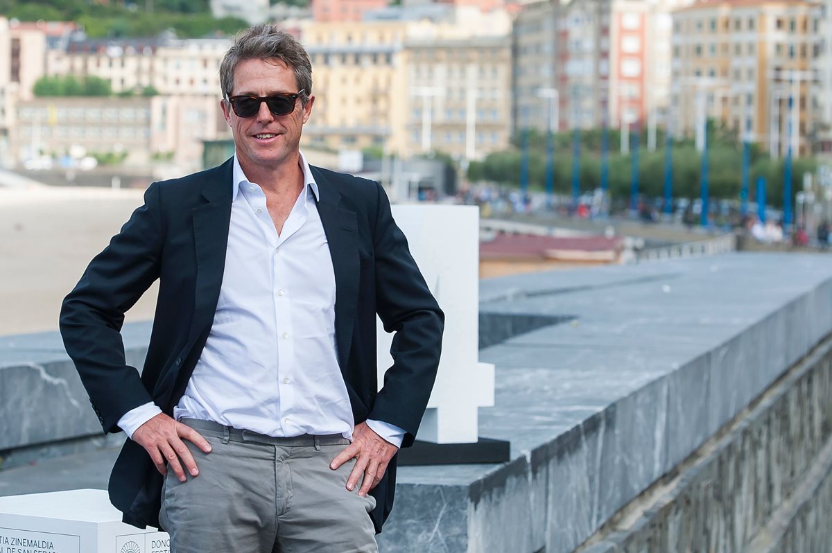 Hugh Grant, en la 64 edición del Festival de Cine de San Sebastián, España. (Foto Prensa Libre: AFP).