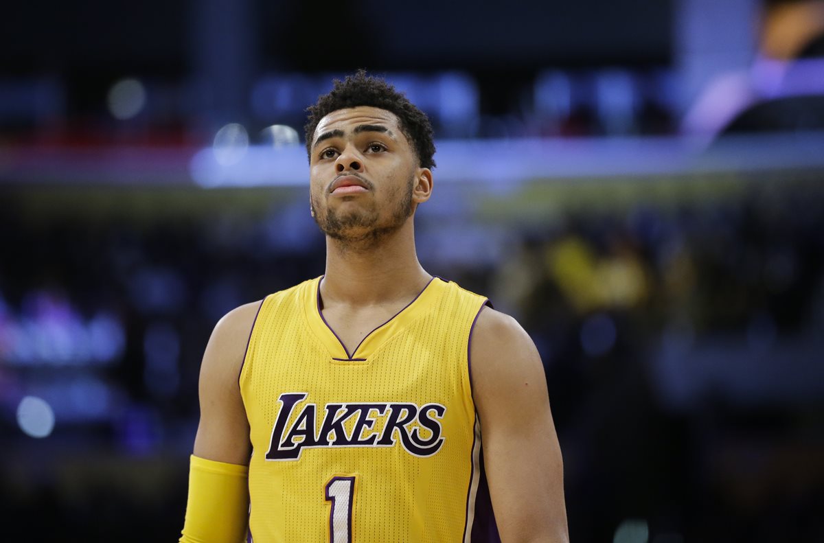 Nick Young, aparentemente fue grabado por su compañero D’Angelo Russell ebrio. (Foto Prensa Libre: AP)