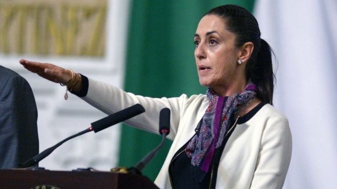 Claudia Sheinbaum rindió protesta este miércoles como jefa de Gobierno de Ciudad de México. GETTY IMAGES