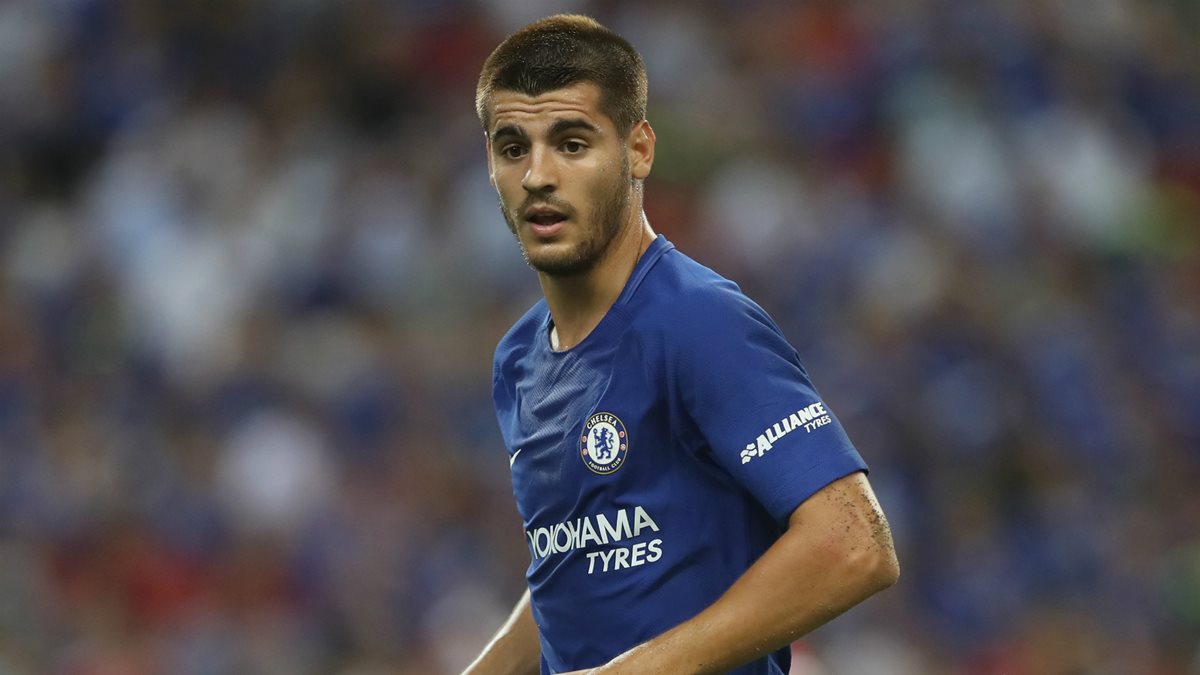 El delantero español Álvaro Morata descartó fichar por el Tottenham por rivalidad con Harry Kane. (Foto Prensa Libre: AFP)