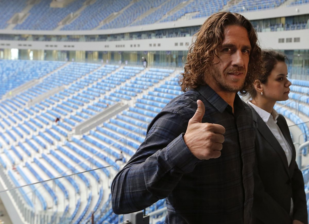 El exjugador español Carles Puyol colocó como favoritas a las selecciones de Alemania y Chile para ganar la Copa Confederaciones. (Foto Prensa Libre: EFE)