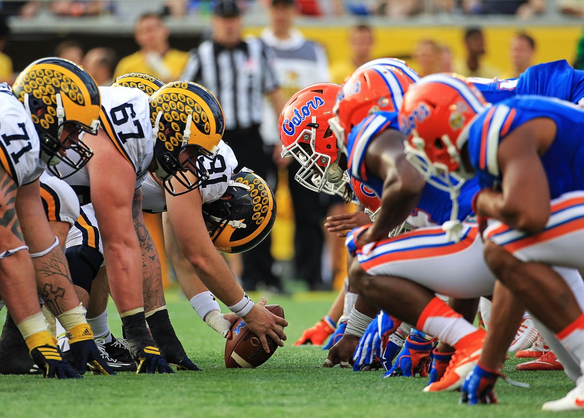 Wolverines de Michigan se imponen a Florida por 41-7. (Foto Prensa Libre: AP)