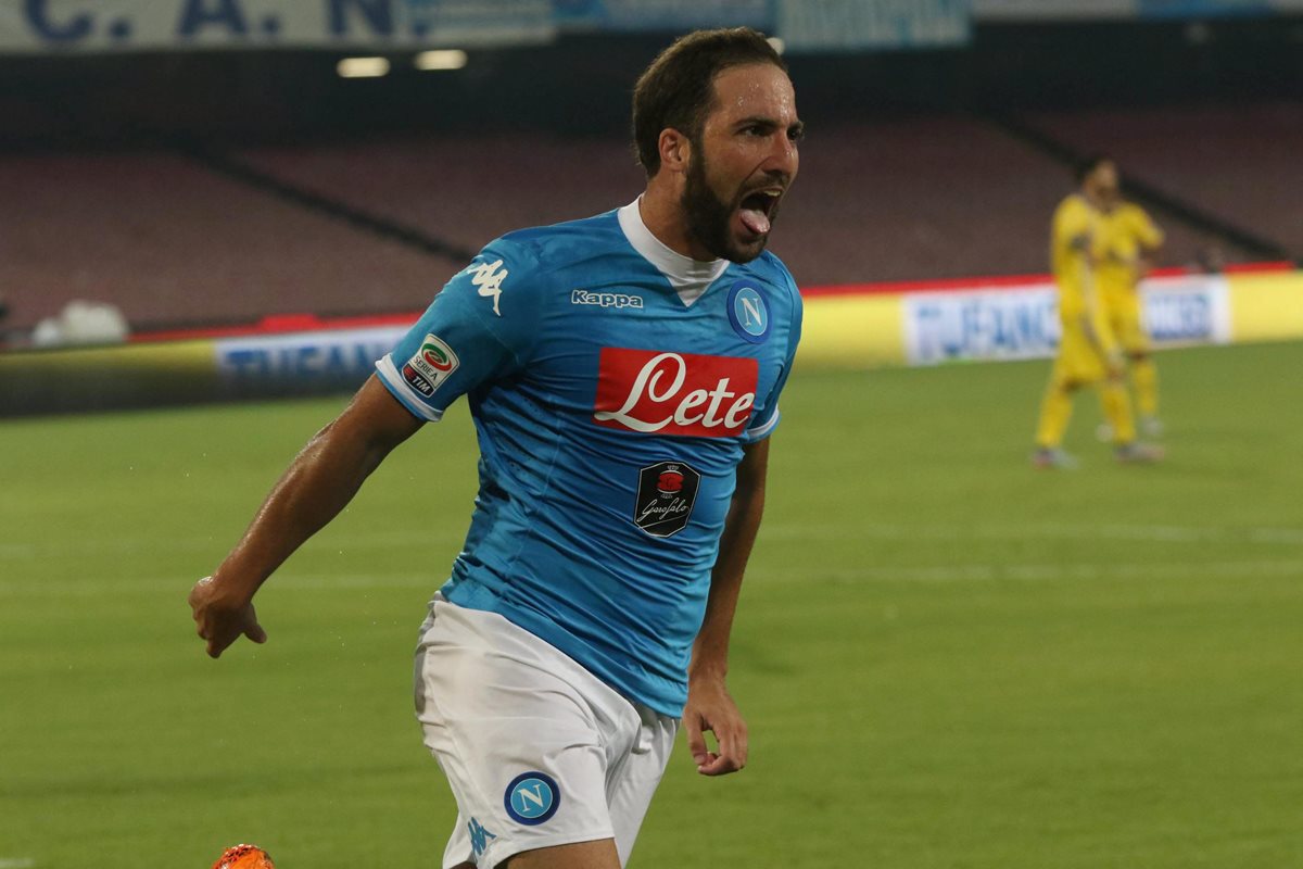 Gonzalo Higuín anotó el pasado fin de semana con su equipo frente a la Sampdoria. (Foto Prensa Libre: EFE)