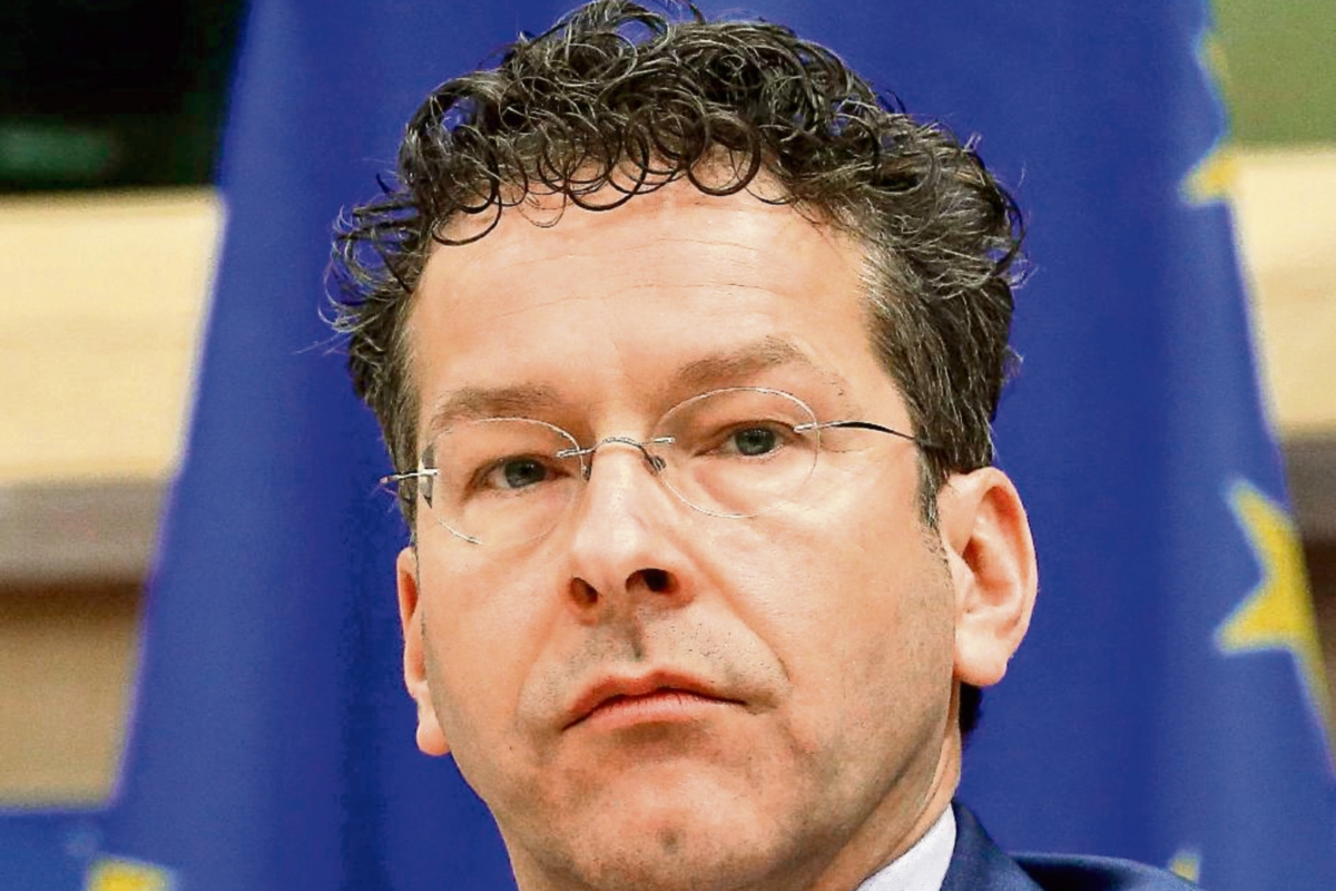 El presidente del Eurogrupo, el holandés Jeroen Dijsselbliem, en una reunión del Parlamento Europeo.