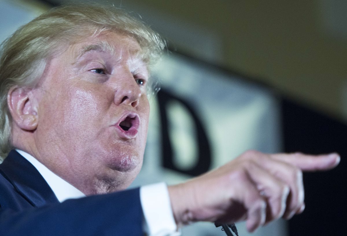 Donald Trump, aspirante a la presidencia de Estados Unidos. (Foto Prensa Libre: AFP)