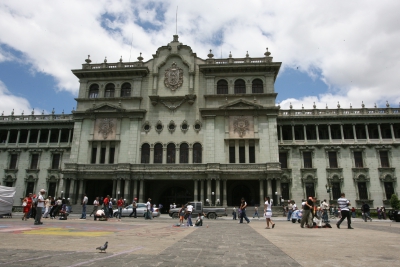 La Plaza Central será el punto de concentración de la manifestación de este sábado. (Foto Prensa Libre: Hemeroteca PL)