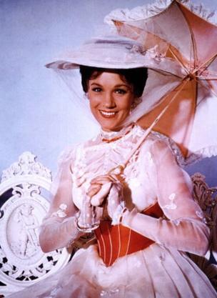 Julie Andrews ganó un Oscar a Mejor Actriz por su interpretación en Mary Poppins. (GETTY IMAGES)