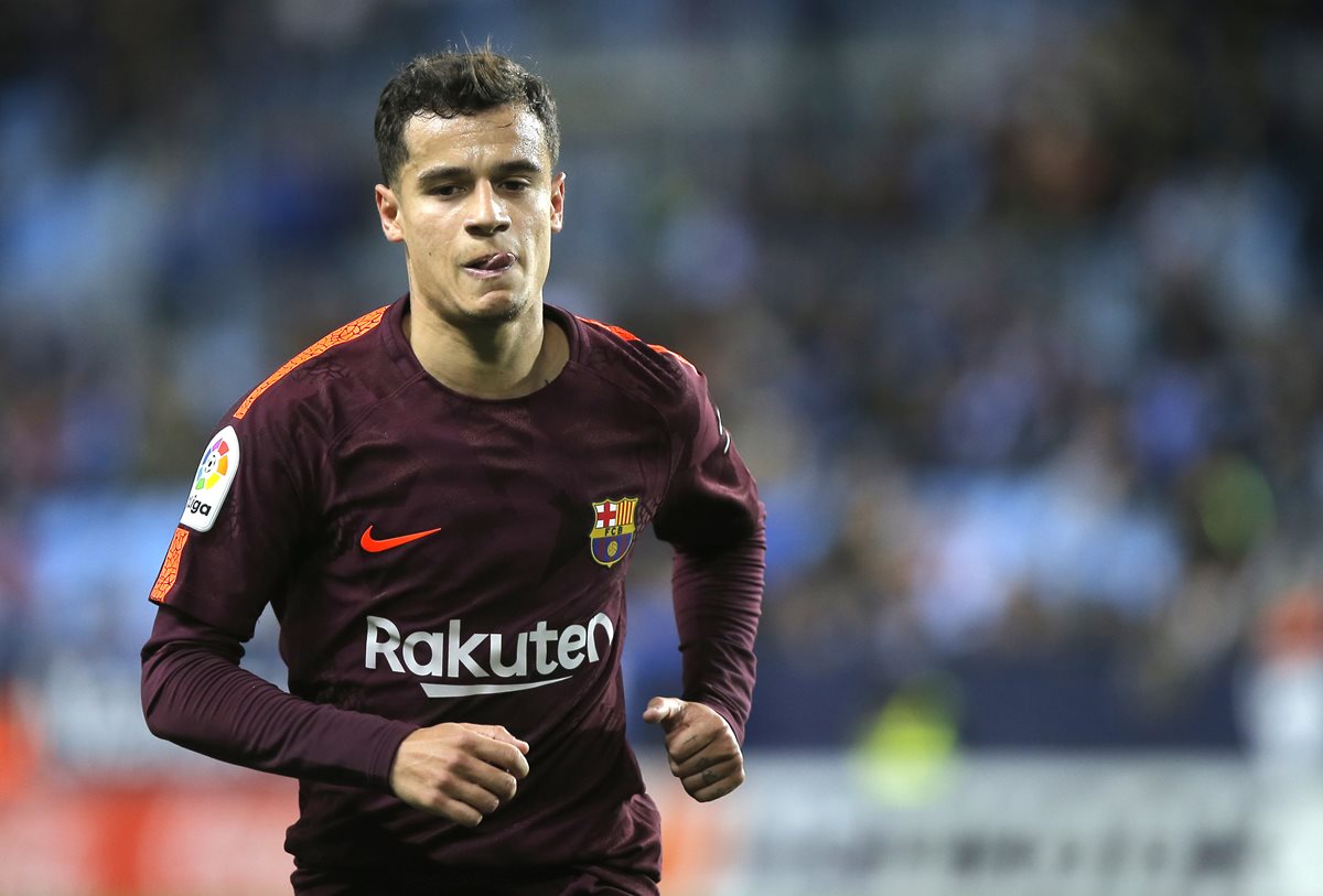 Coutinho fue un hombre clave en la victoria del Barcelona. (Foto Prensa Libre: AFP)