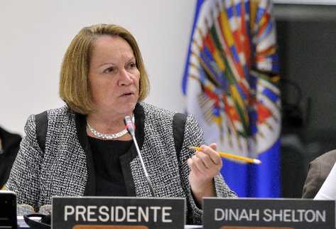 Dinah shelton, relatora de la CIDH.