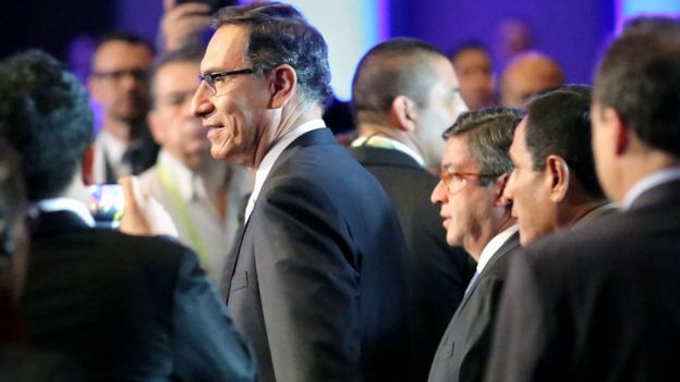 Martín Vizcarra es el presidente anfitrión del cónclave de Perú tras la caída de Pedro Pablo Kuszynski en medio de un escándalo de corrupción.(AFP).