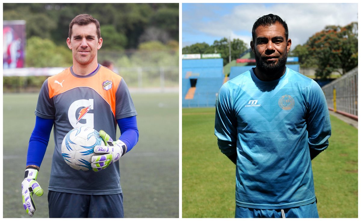 Javier Irazún y Paulo César Motta buscarán ser determinantes en el partido del domingo entre Comunicaciones y Municipal. (Foto Prensa Libre).