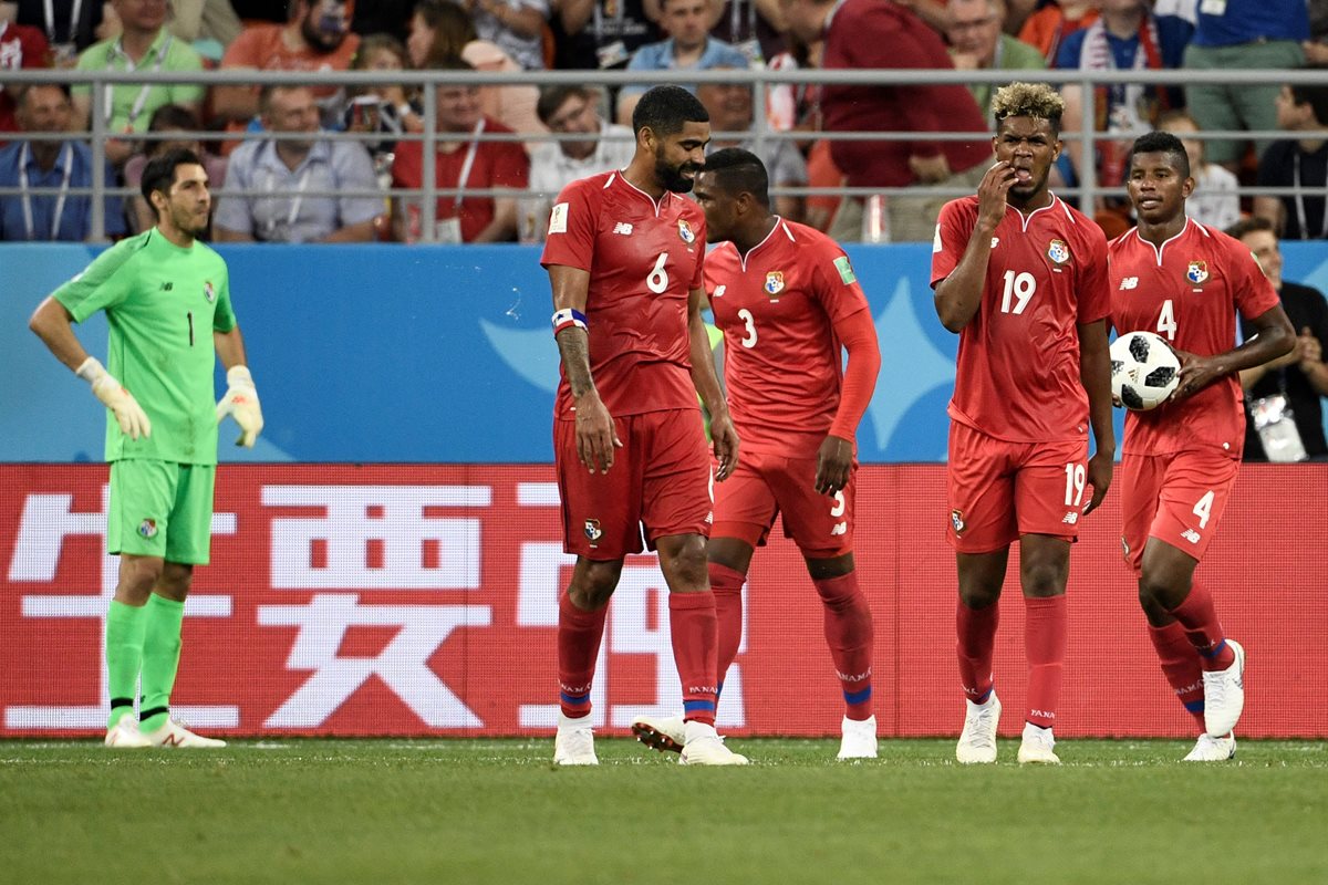 Panamá recibió un pormedio de 3.33 goles por partido en Rusia 2018. (Foto Prensa Libre: AFP)