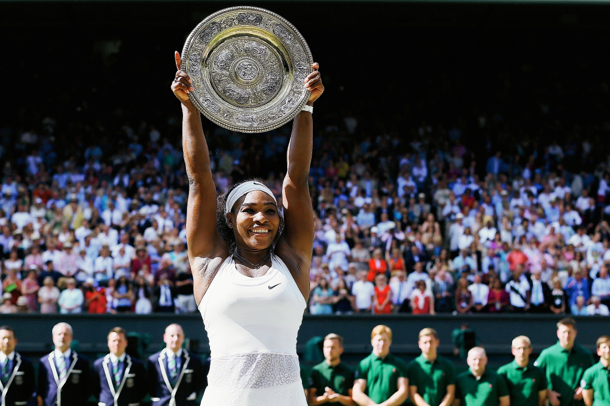 Serena Williams sigue haciendo historia en el tenis mundial. (Foto Prensa Libre: AP)