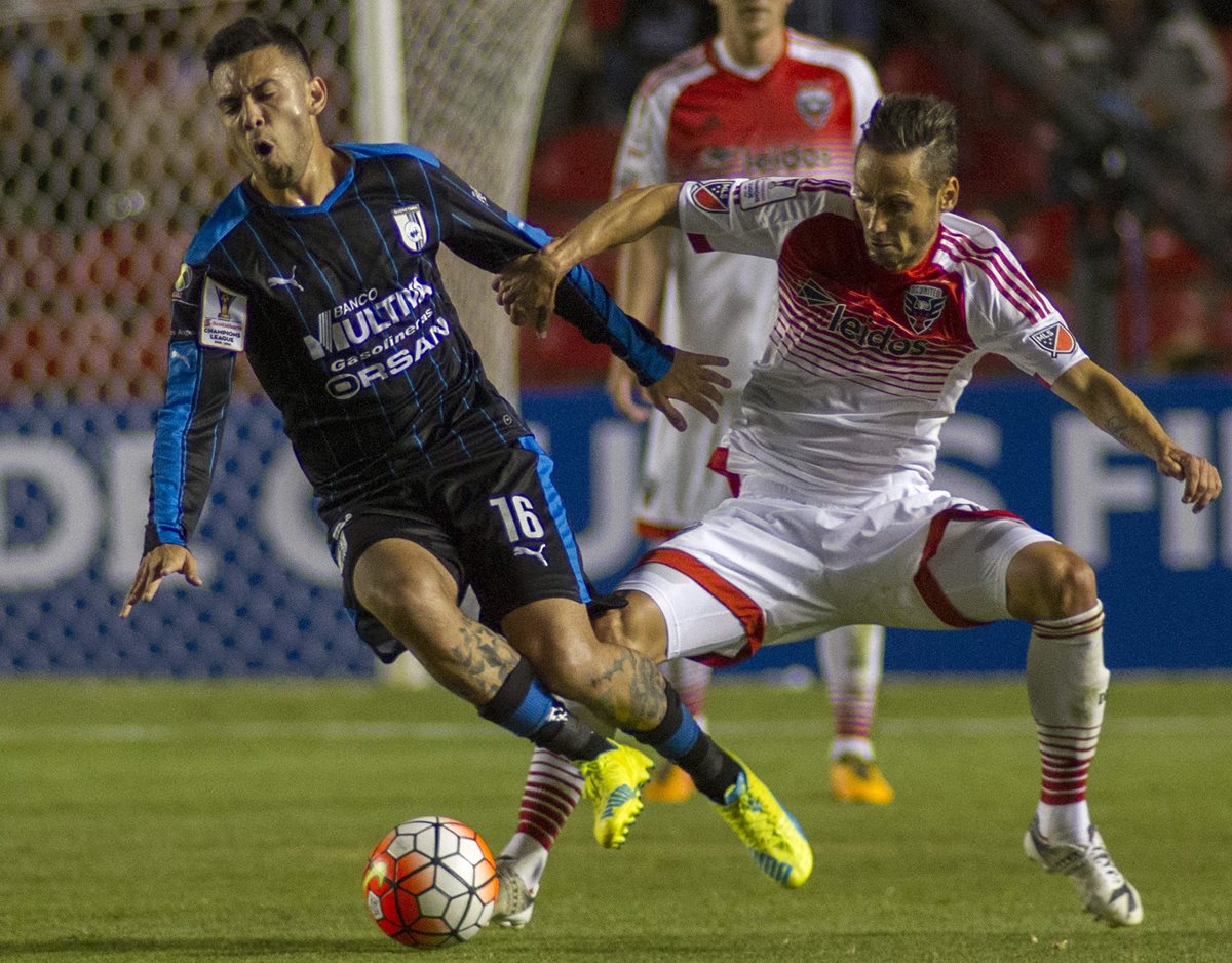 Jugadores del DC United fueron víctimas del robo de sus teléfonos durante el partido de la Liga de Campeones de la Concacaf. (Foto Prensa Libre: AFP)