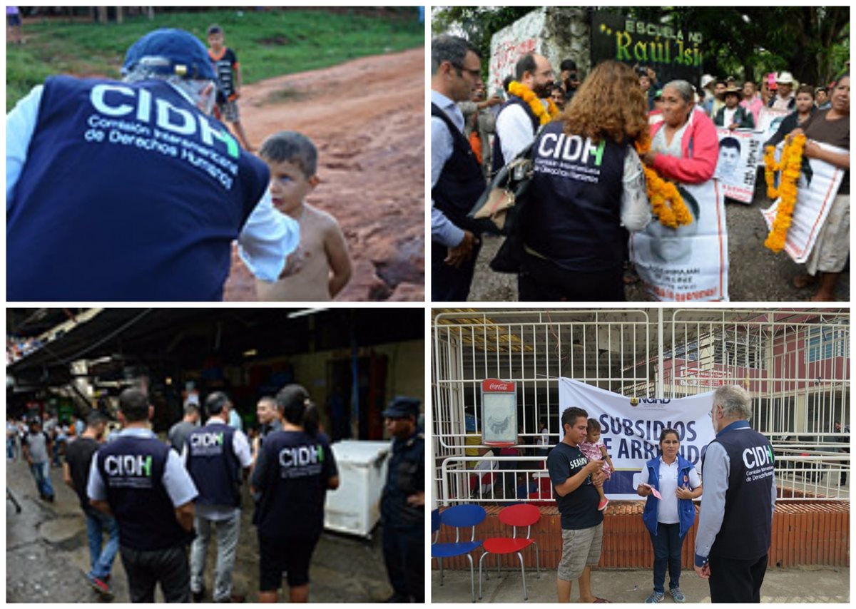 Delegados de la Comisión Interamericana de Derechos Humanos visitan países miembros de la Organización de Estados Americanos. (Foto Prensa Libre: CIDH)