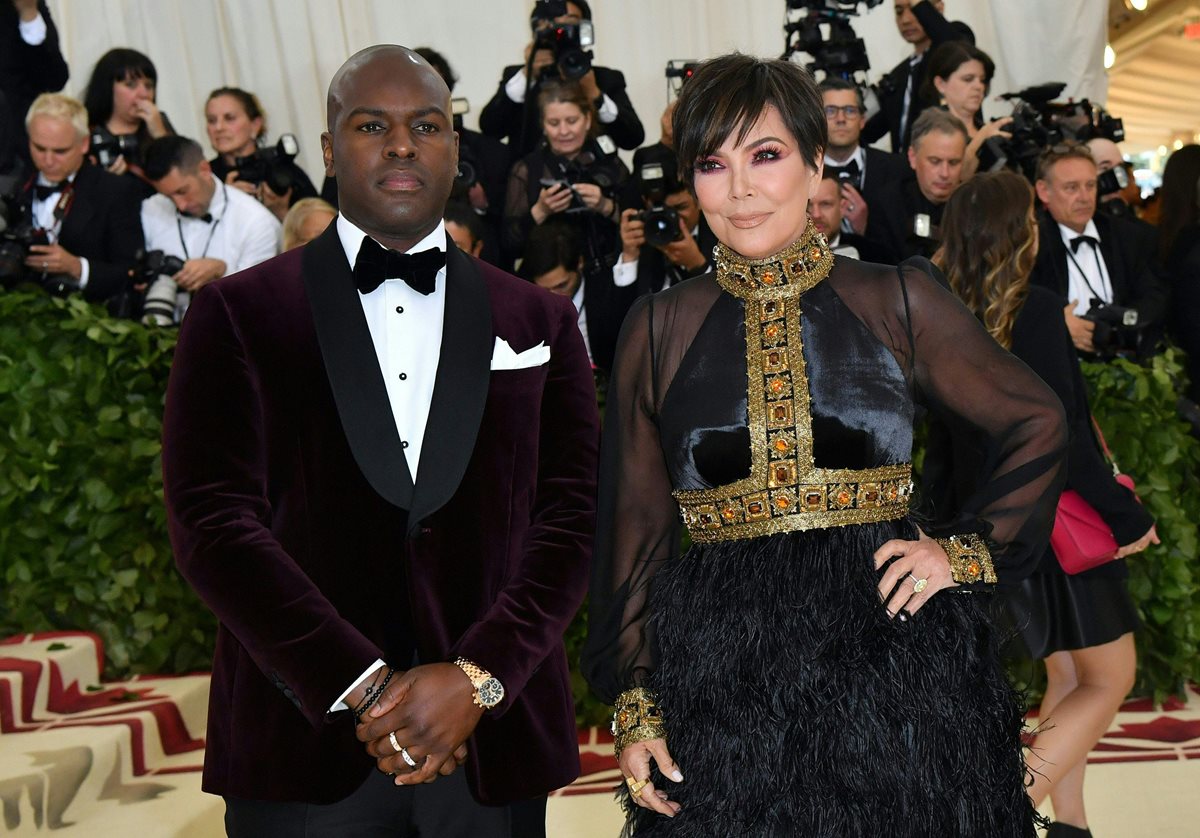 Corey Gamble y Kris Jenner.