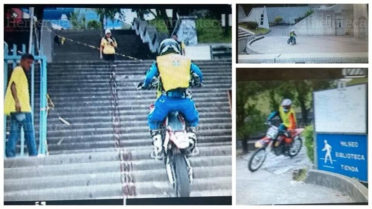 Capturas de un video de la competencia de motoenduro. (Foto: Hemeroteca PL)