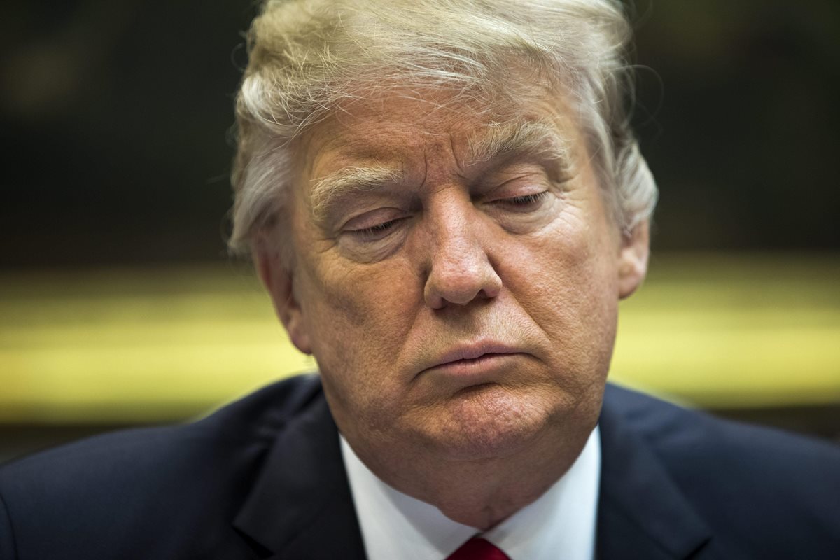 Donald Trump cumple el lunes su primer semana al frente del poder en EE. UU. (Foto Prensa Libre: EFE).