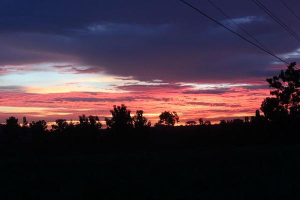 Imagen muestra atardecer en Mazatenango, Suchitepéquez. (Foto Prensa Libre: Danilo López). <br _mce_bogus="1"/>