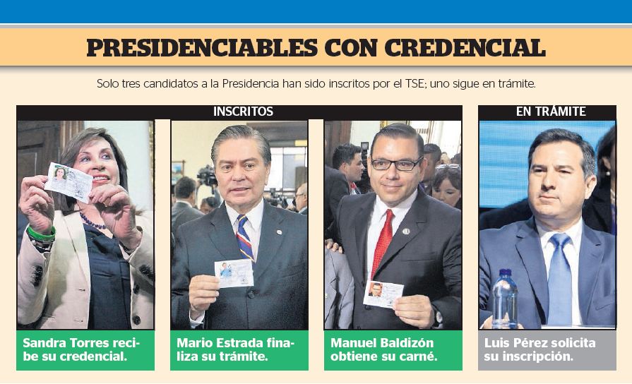 Edwin Escobar habla con algunos medios después de recibir su credencial como candidato alcalde de Villa Nueva. (Foto Prensa Libre: Estuardo Paredes)