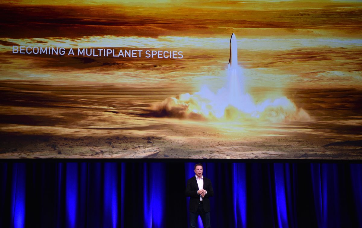Elon Musk: millonario, emprendedor y fundador de Space X que busca colonizar marte (Foto Prensa Libre. AFP).