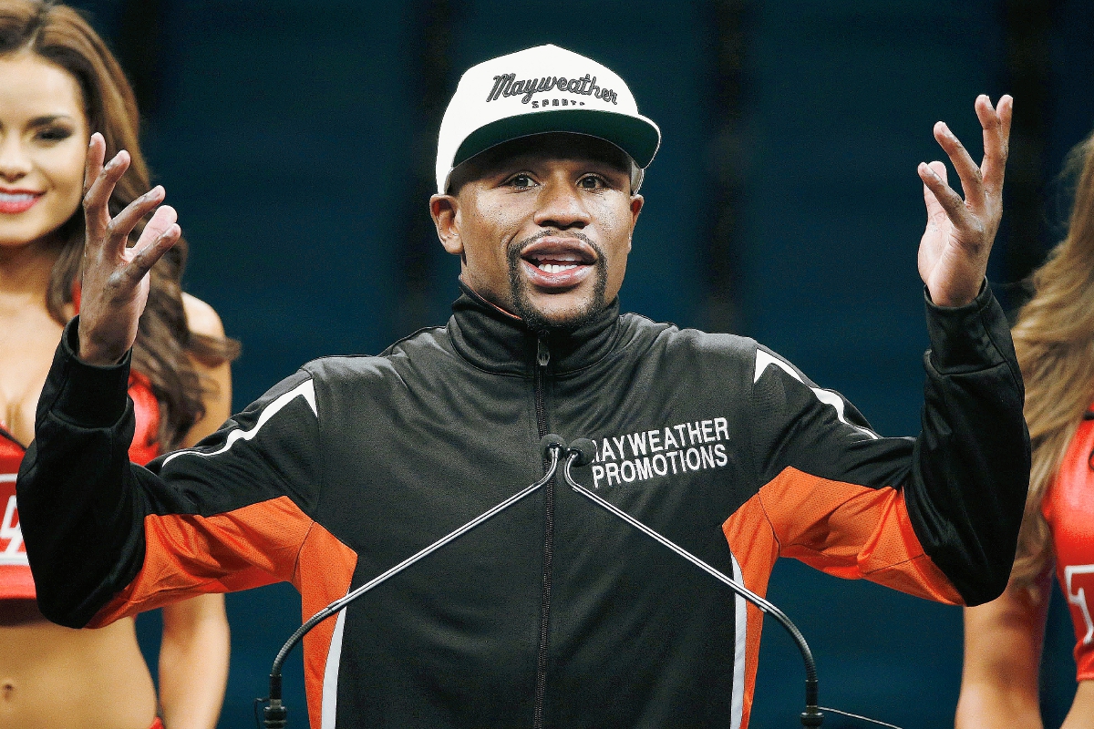 Mayweather es el deportista mejor pagado del mundo, por delante de Cristiano Ronaldo y otros. (Foto Prensa Libre: AP)