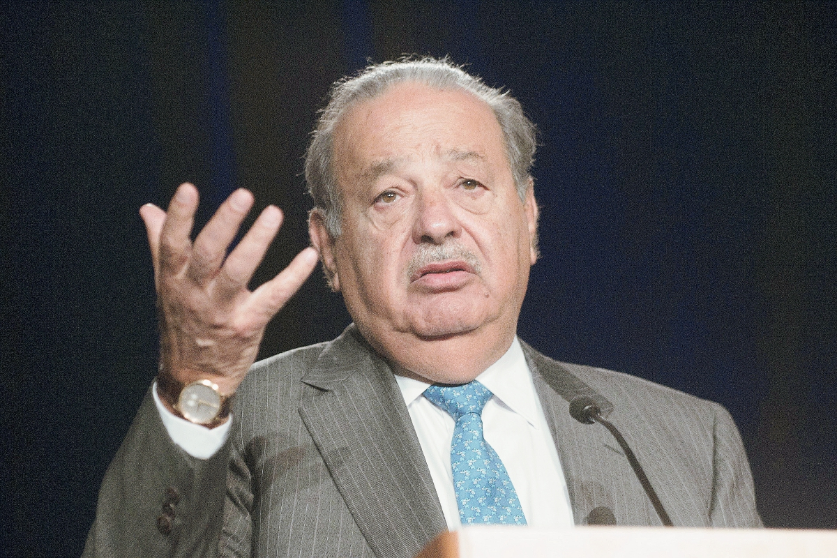 Carlos Slim durante la Global Markets Discovery Series (PL-EFE)