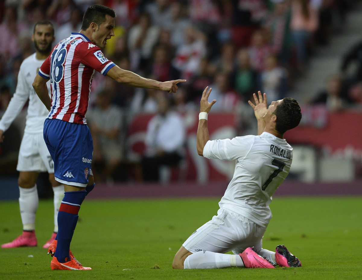 Cristiano Ronaldo fue el jugador más importante para el Madrid pero no logró hacer la diferencia. (Fotos Prensa Libre: AFP)