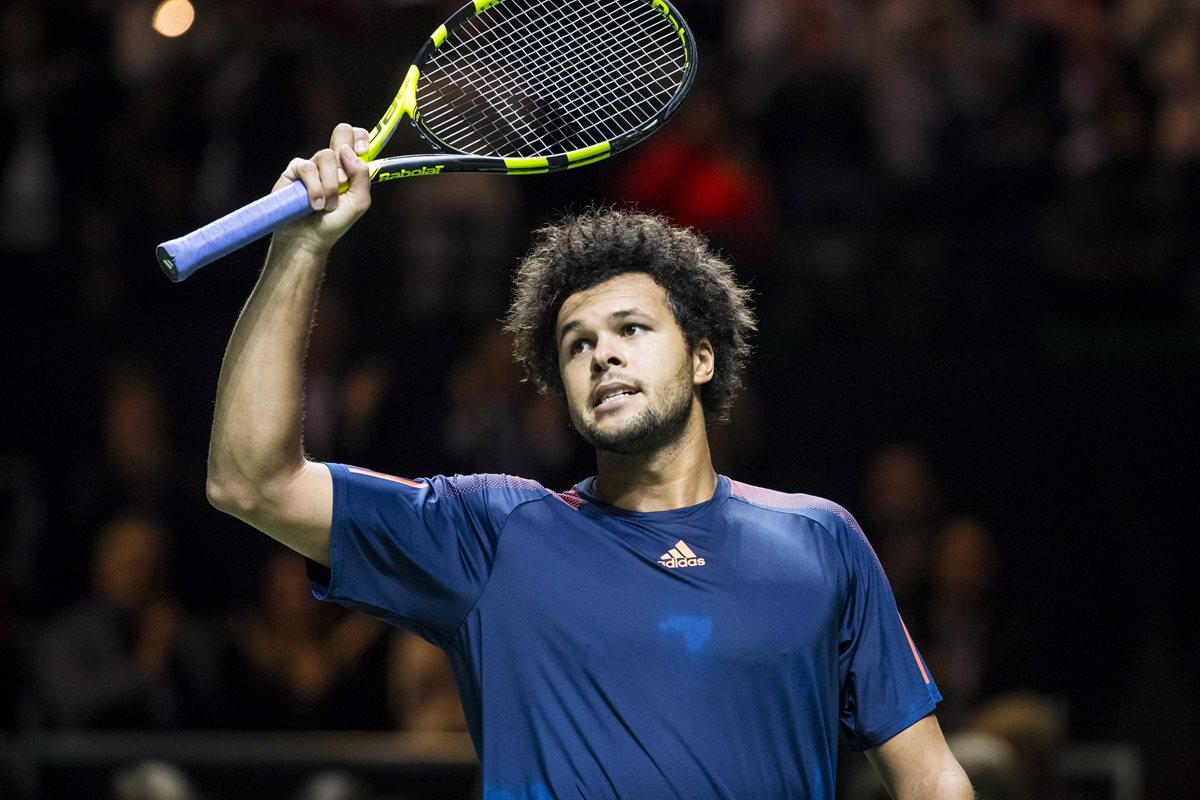 Tsonga le ganó el pulso a Berdych en Rotterdam, Holanda. (Foto Prensa Libre: EFE)