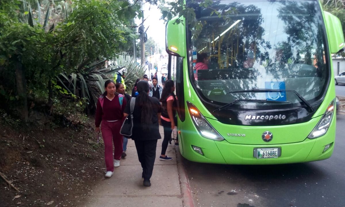 Los buses del Transmetro saldrán de las colonias Nimajuyu y Justo Rufino Barrios  hacia el Trébol y viceversa.