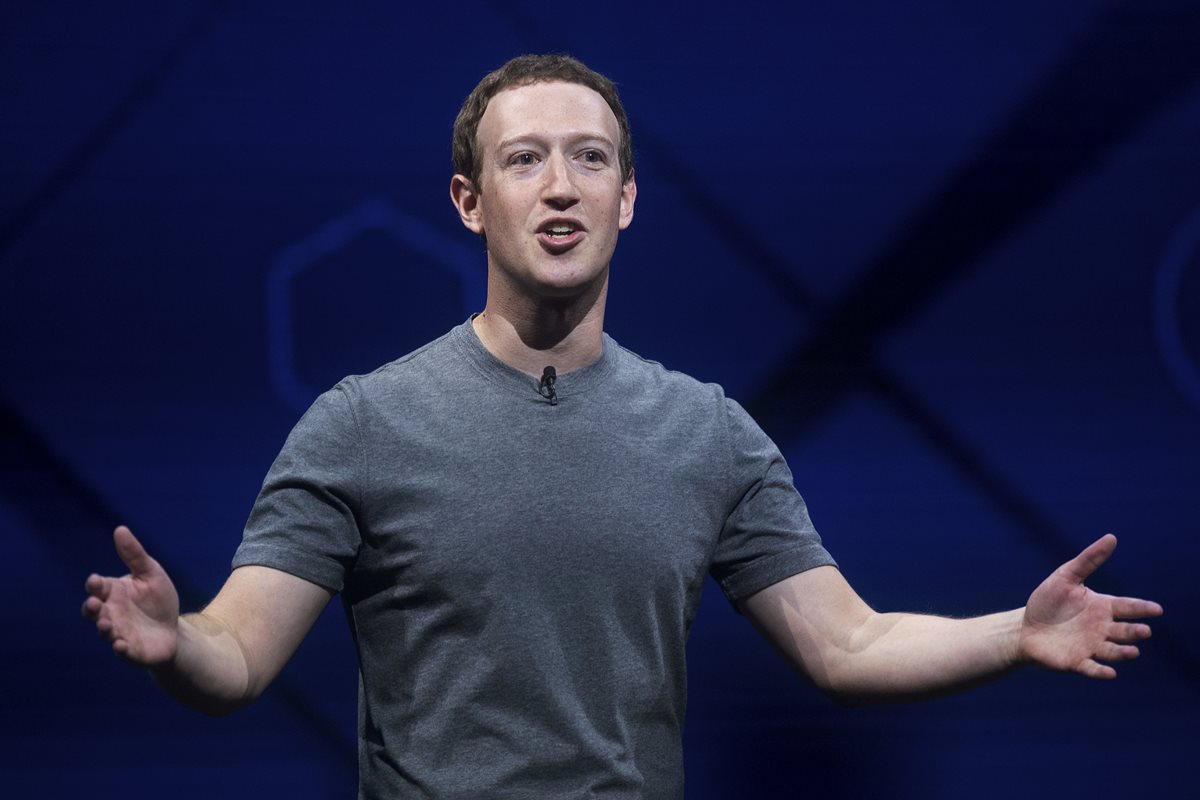 Mark Zuckerberg habló durante la edición anual del evento F8 (Foto Prensa Libre: AP).